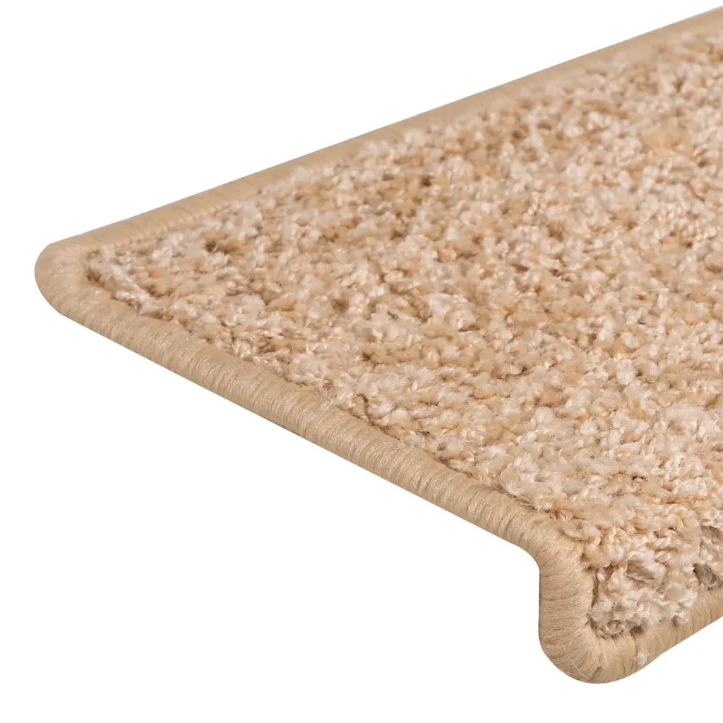 Tappetini per scale 30 pz 65x21x4 cm Oro Bordo rettangolare 3365834