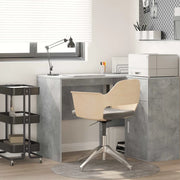 Scrivania Grigio cemento 102 x 50 x 75 cm Legno multistrato 869541