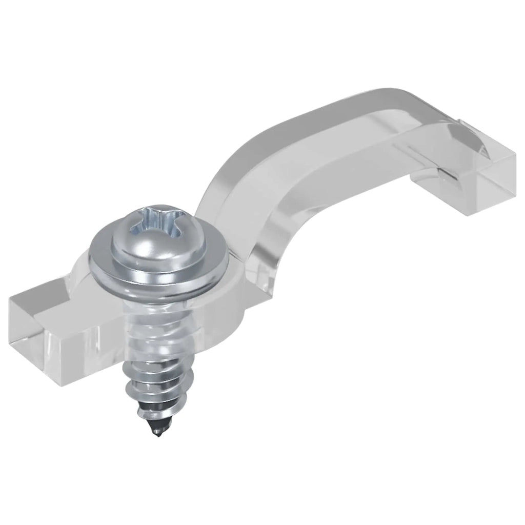 Striscia LED 2 pcs Nero e trasparente 4700 mm Rame e plastica 3429128
