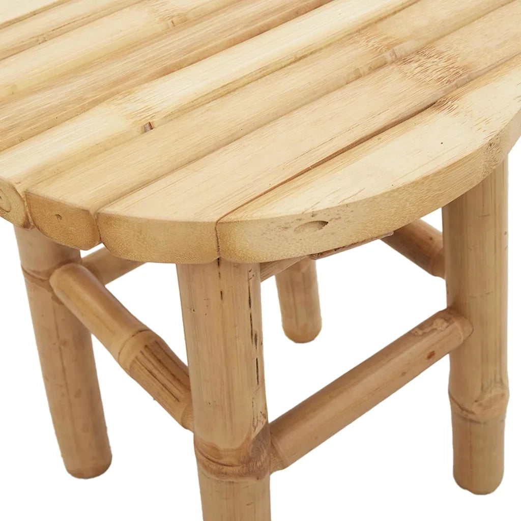 Pouf Bambù Naturale 30 x 30 x 36 cm Bambù 4106588
