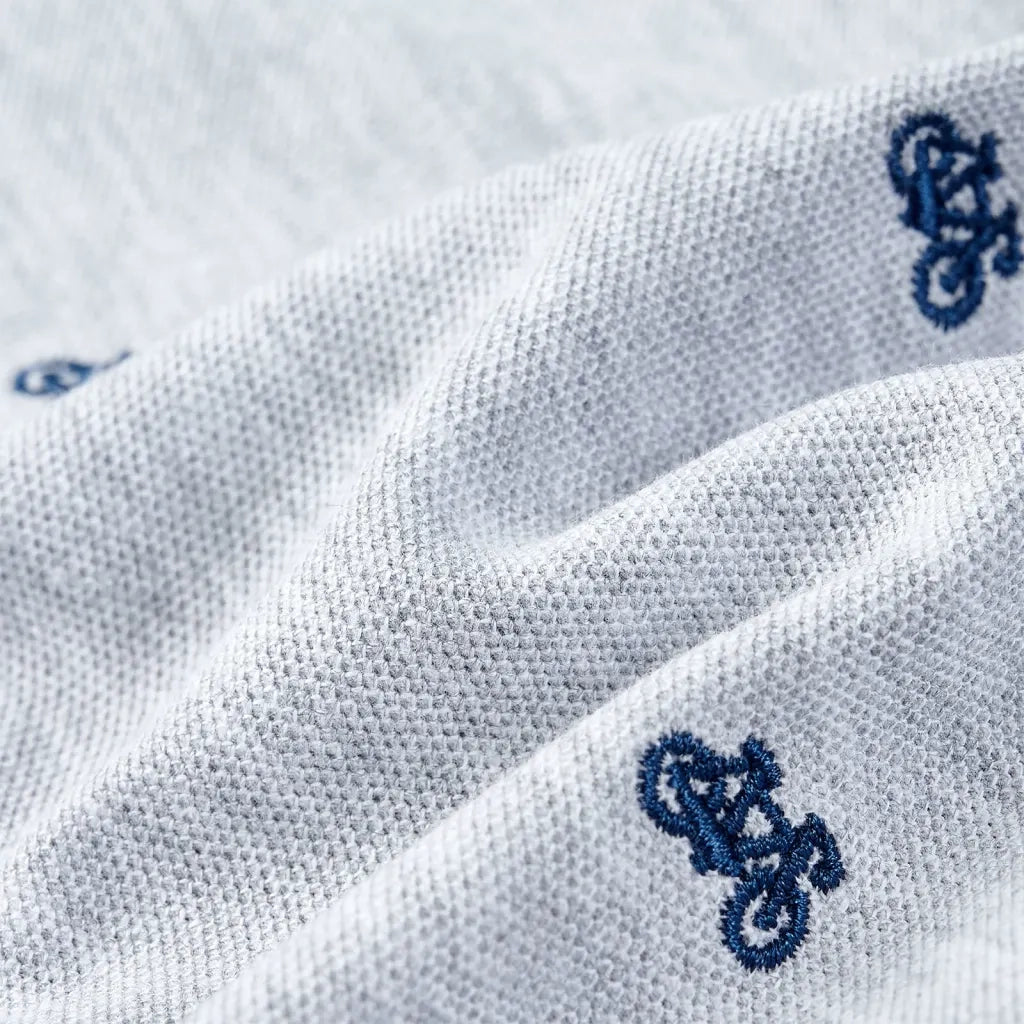 Polo per Bambini Grigio Mélange 104 12165