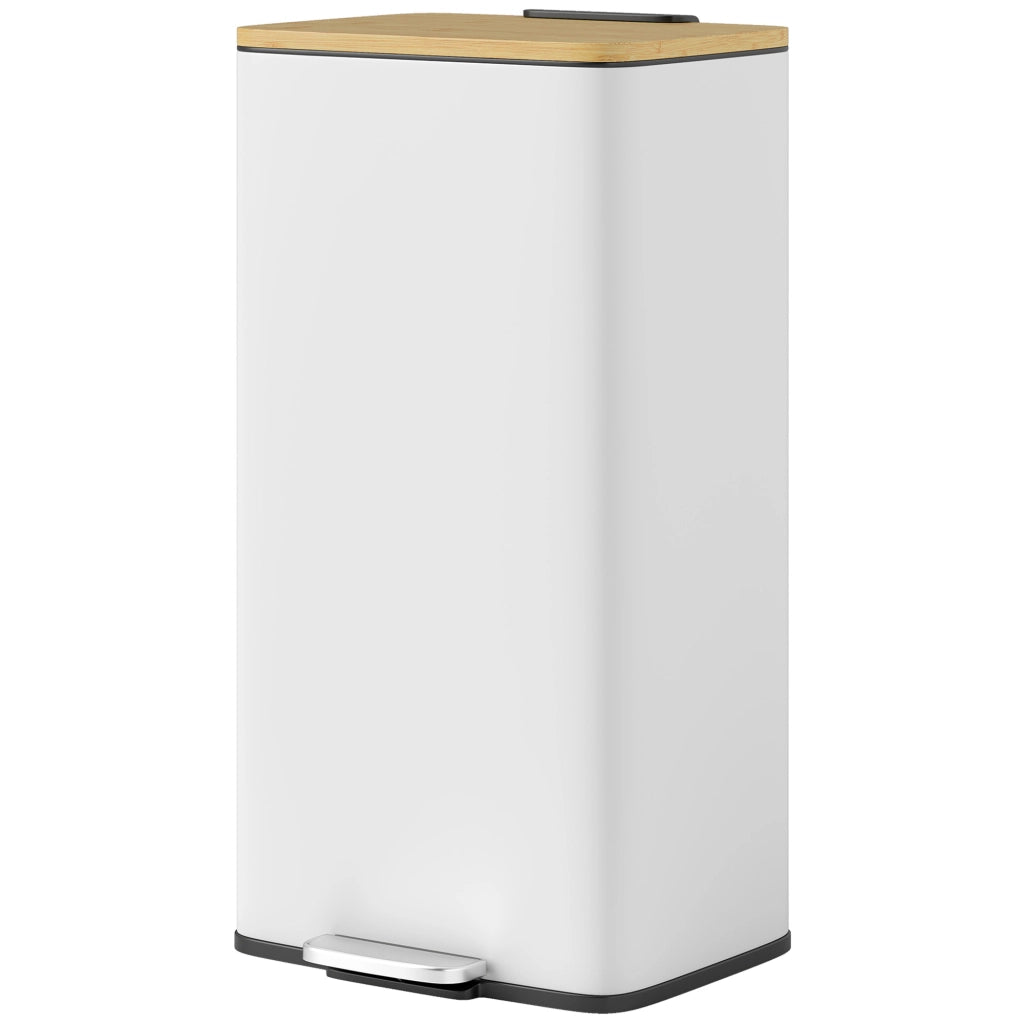 Cestino per Rifiuti 20L con Pedale ¨C Xylo ¨C Bianco