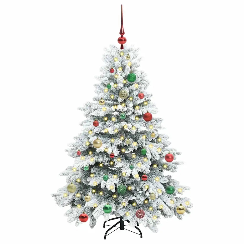 Albero di Natale artificiale con 150 LED Bianco 150 cm PE e PVC 3397609