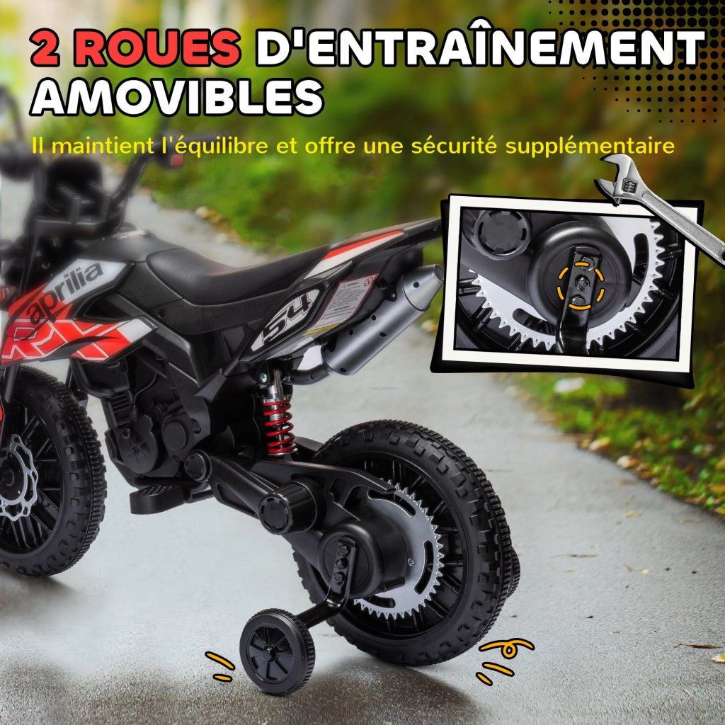 Moto elettrica per bambini ¨C zephmum ¨C rosso