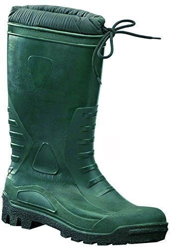 Vigor 5434942 Husky Stivali Sicurezza Ginocchio PVC S5 EN ISO 20345 Taglia 42 Puntale Antiperforazione colore Verde Nero