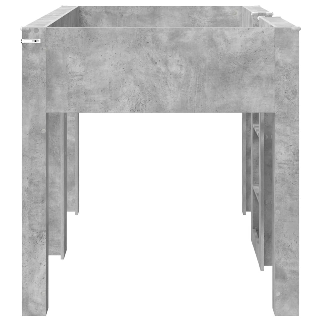 Letto a Castello per Bambini Grigio cemento 100 x 200 cm