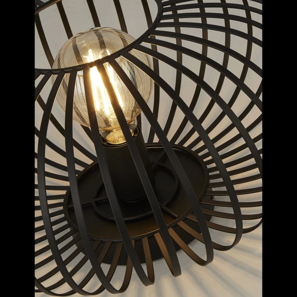 Avery Pendant Convertibile in Semi-Flush - Metallo Nero