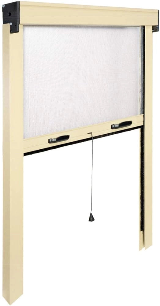 ZANZARIERA AVVOLGIBILE VERTICALE 160x160 cm - Avorio