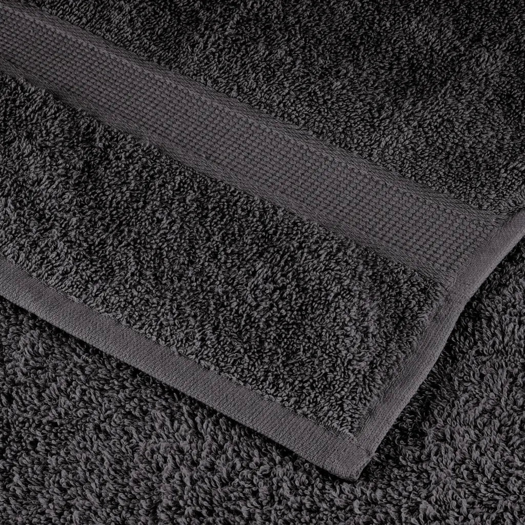 Asciugamani Premium SOLUND 2 pz | Teli per bagno Antracite 30x30 cm 600 g/m2