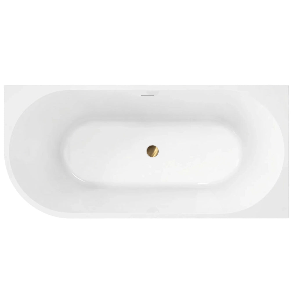 Vasca Bagno Sydney Bellanto Destra 160cm Copritappo nero
