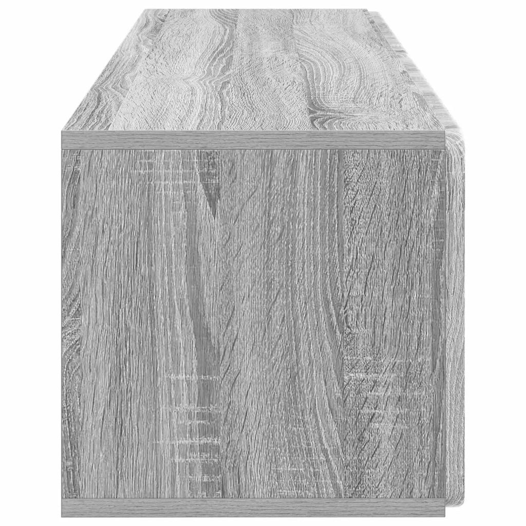 Mobile Porta TV da Muro-Credenza per TV sospesa Grigio Sonoma 98 x 31 x 30 cm 799375