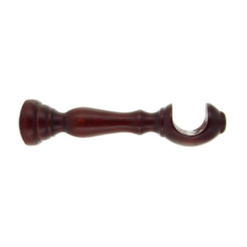 SUPPORTO LEGNO P/BASTONE CILIEGIO 18 CM 2 PZ