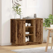 Madia LED Legno vecchio 90 x 32 x 75 cm Legno multistrato 869688