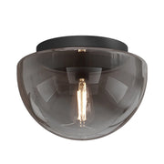 Maytoni Plafoniera Moderna Glassy 1 luce E27 nero metallo vetro
