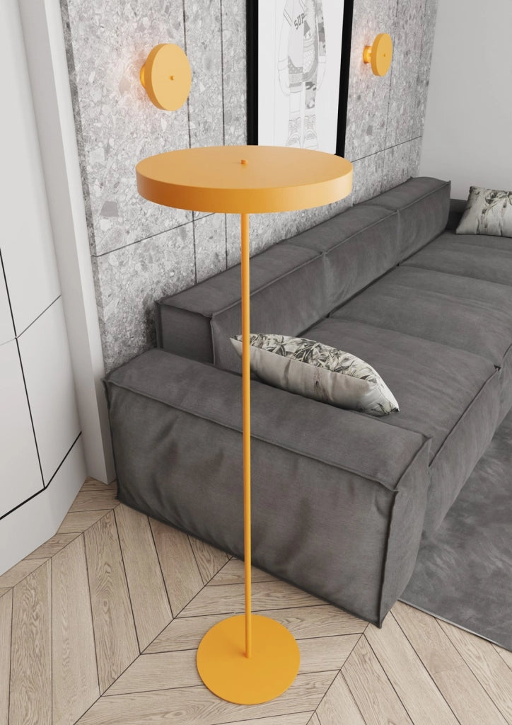 Lampada da terra loft arancione NEMO Emibig 3xG9 8W