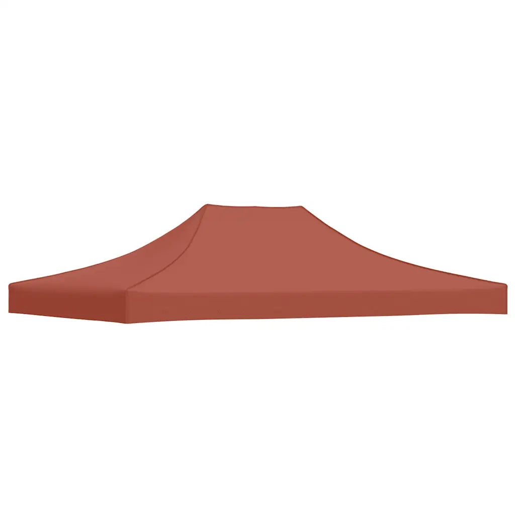 Tetto per Tendone per Feste 4x3 m Terracotta 270 g/m² 315359