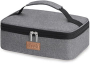 Picnic Geïsoleerde Koeltas Opvougbare, Tas Geïsoleerde, Koelbox Draagbare 4L, Colore Grigio