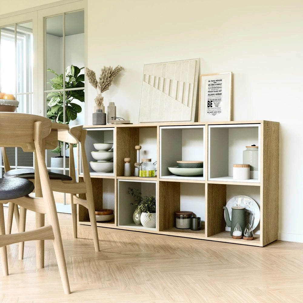 Scaffale MALAX 2x4 sonoma libreria moderna
