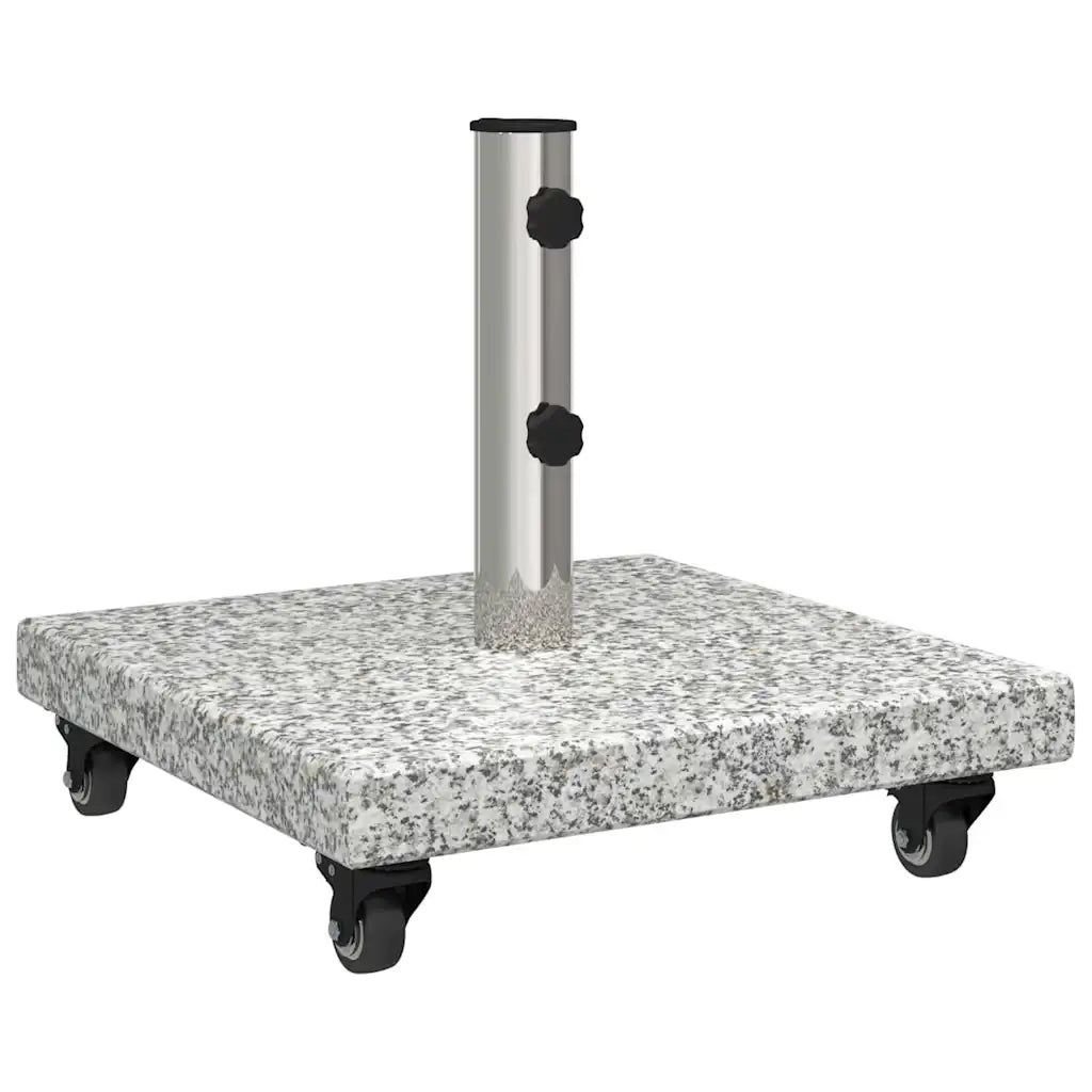 Base per ombrellone-Supporto per ombrellone 30kg Grigio Granito Quadrato