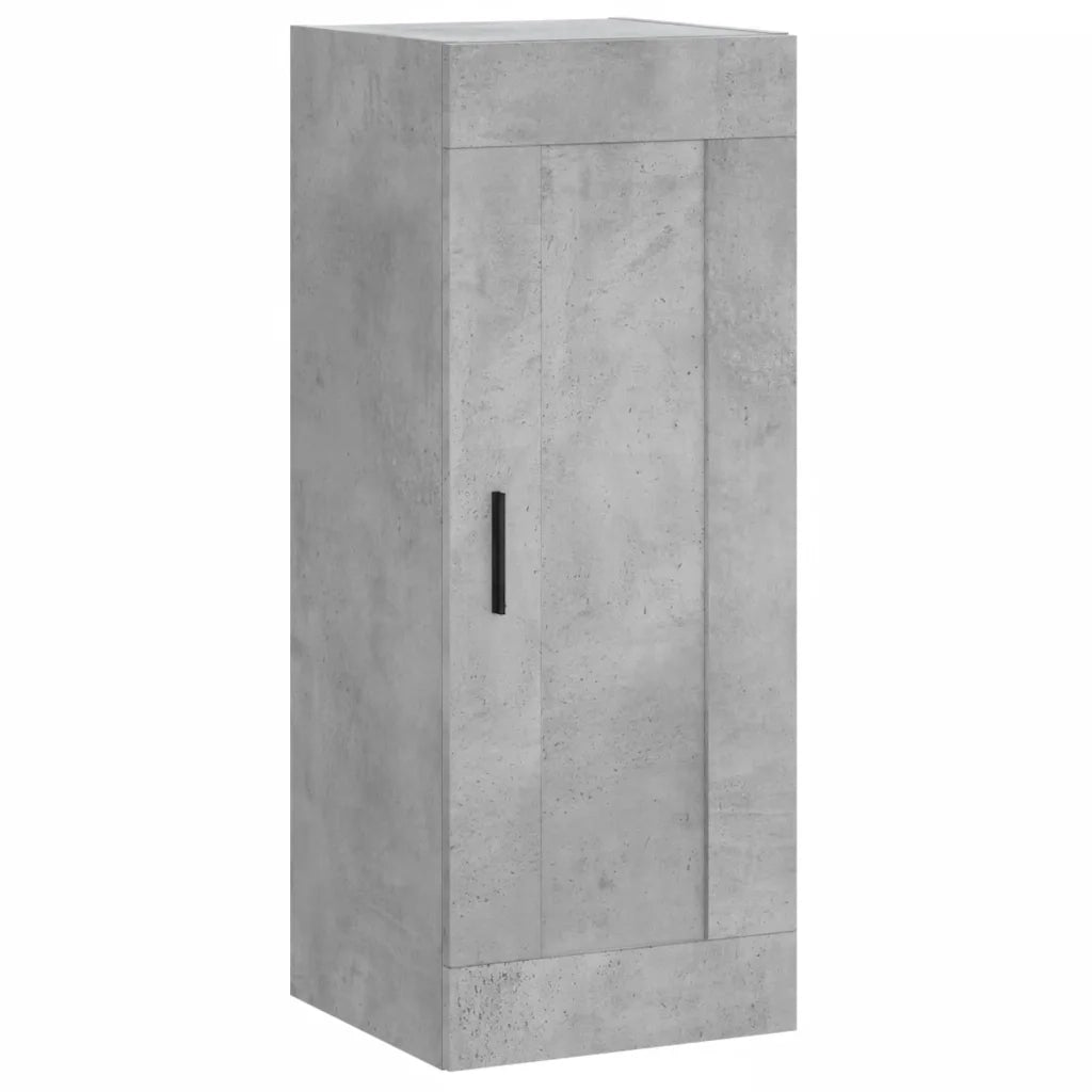Credenza | Madia | Buffet da pranzo | Armadio da pranzo Grigio Cemento 34,5x34x180 cm in Legno Multistrato