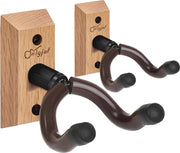 Set di Supporti per Chitarra a 2 Pezzi - Supporto Rotativo e a V per Chitarre Acustiche e Elettriche