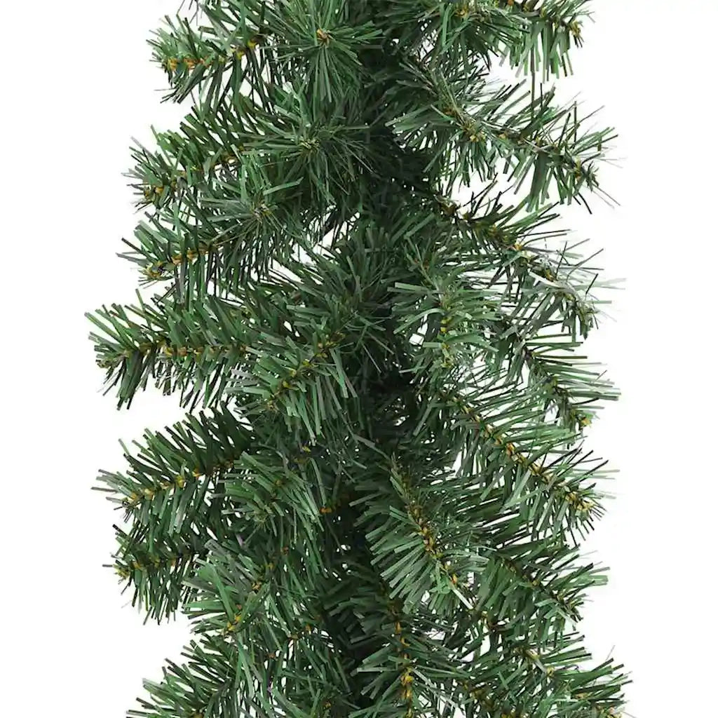 vidaXL Ghirlanda natalizia 2 pcs Verde 40 m PVC