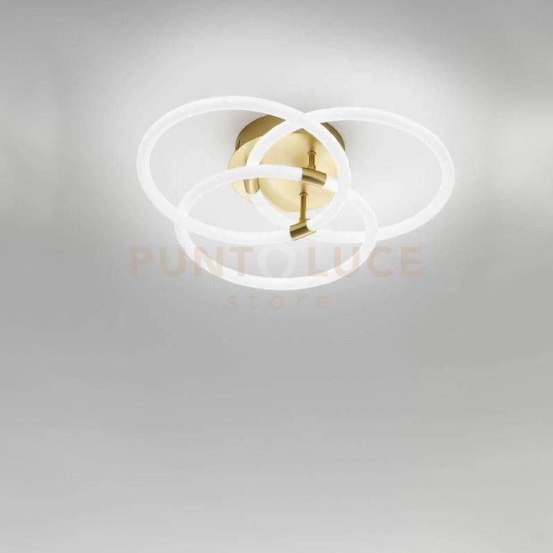 LAMPADARIO A SOFFITTO GEA LUCE BERTA P/G ORO