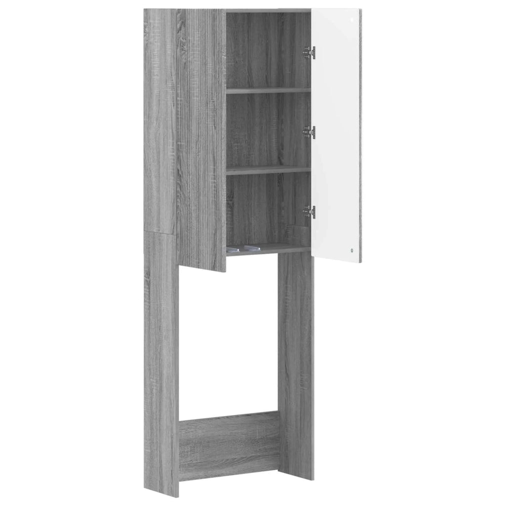Mobile Bagno ARNHEM Sonoma grigio 66 x 25,5 x 190 cm 896701
