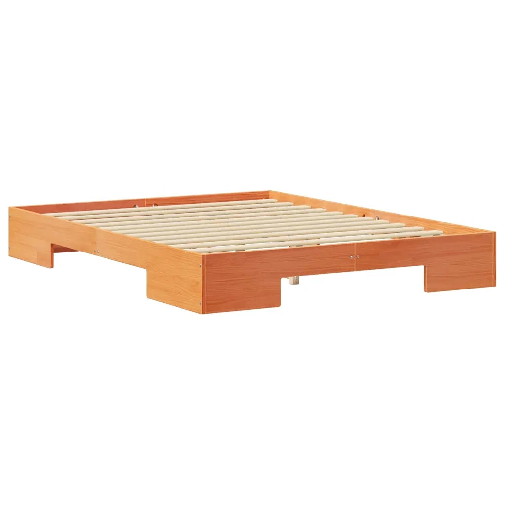 Struttura del letto-Giroletto Marrone 140 x 200 cm 795722