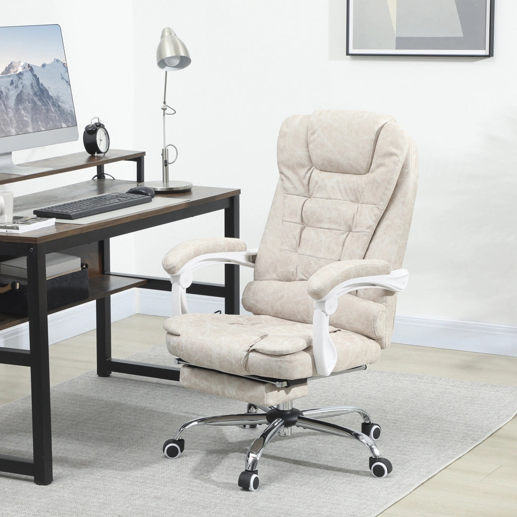 Sedia Massaggiante in Tessuto ¨C Minimal ¨C Crema