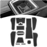 Matte antiscivolo per console centrale, contenitore per bicchieri, accessori per Megane E-Tech (Bianco)