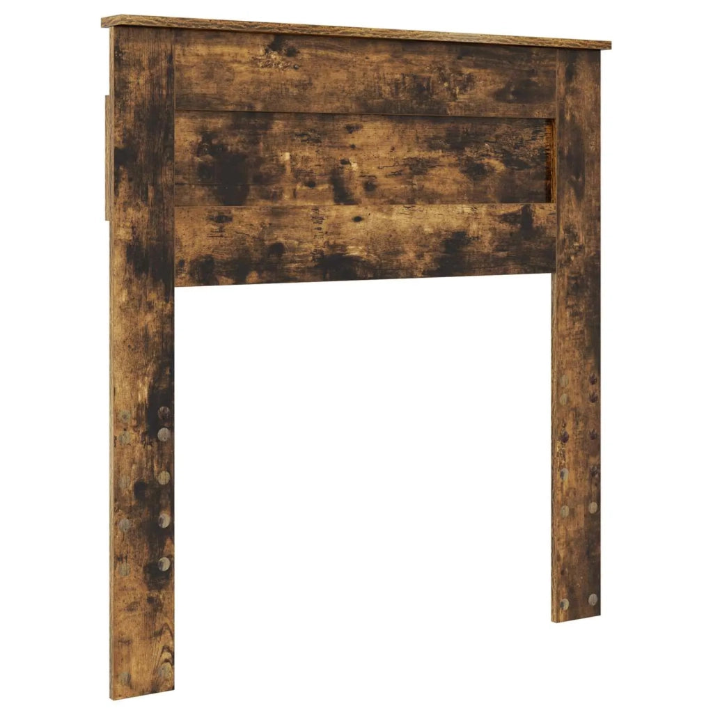 Struttura del letto Rovere fumé 100 x 200 cm Legno multistrato 3410023