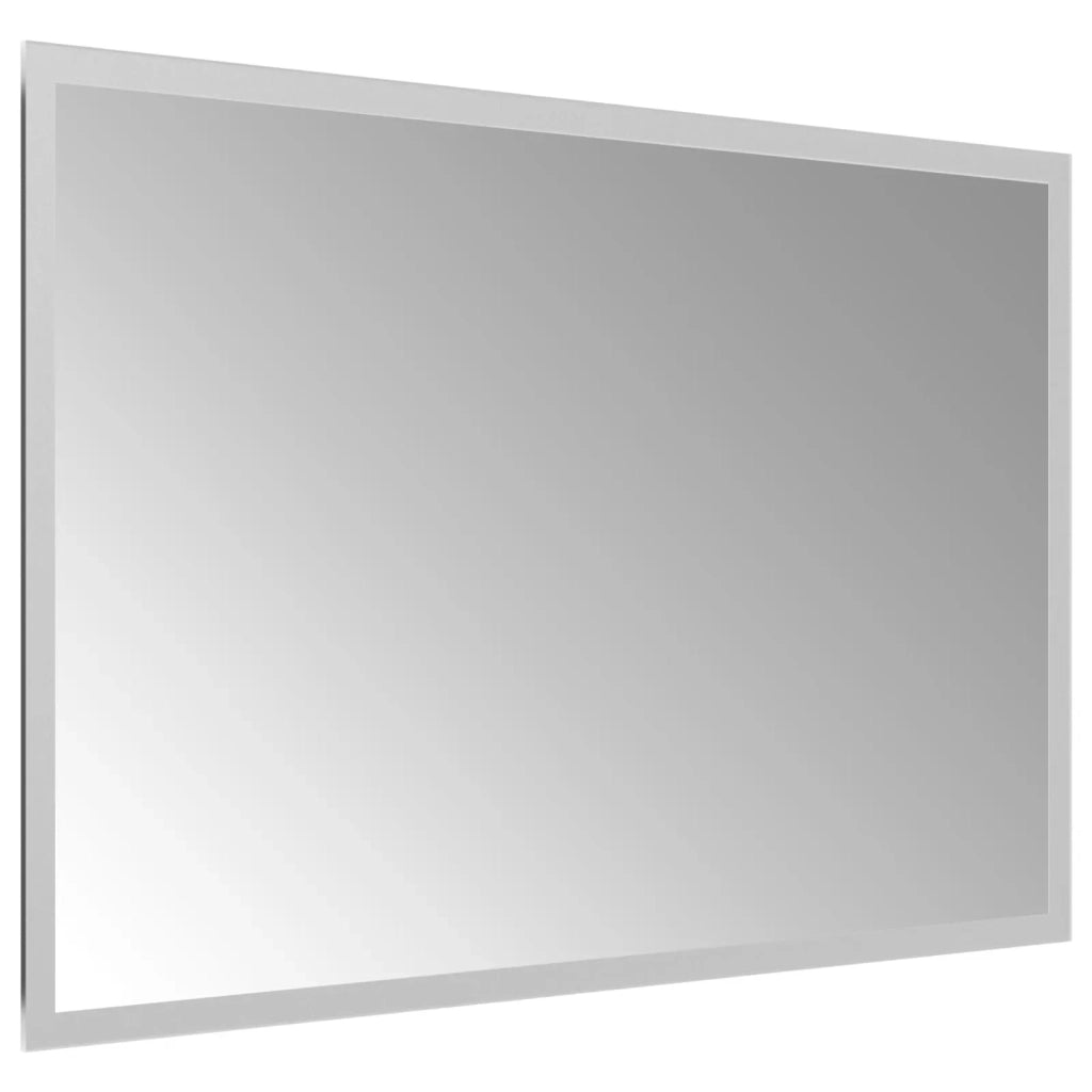 Specchio da bagno LED Trasparente 60 x 40 cm vetro temperato 42045813