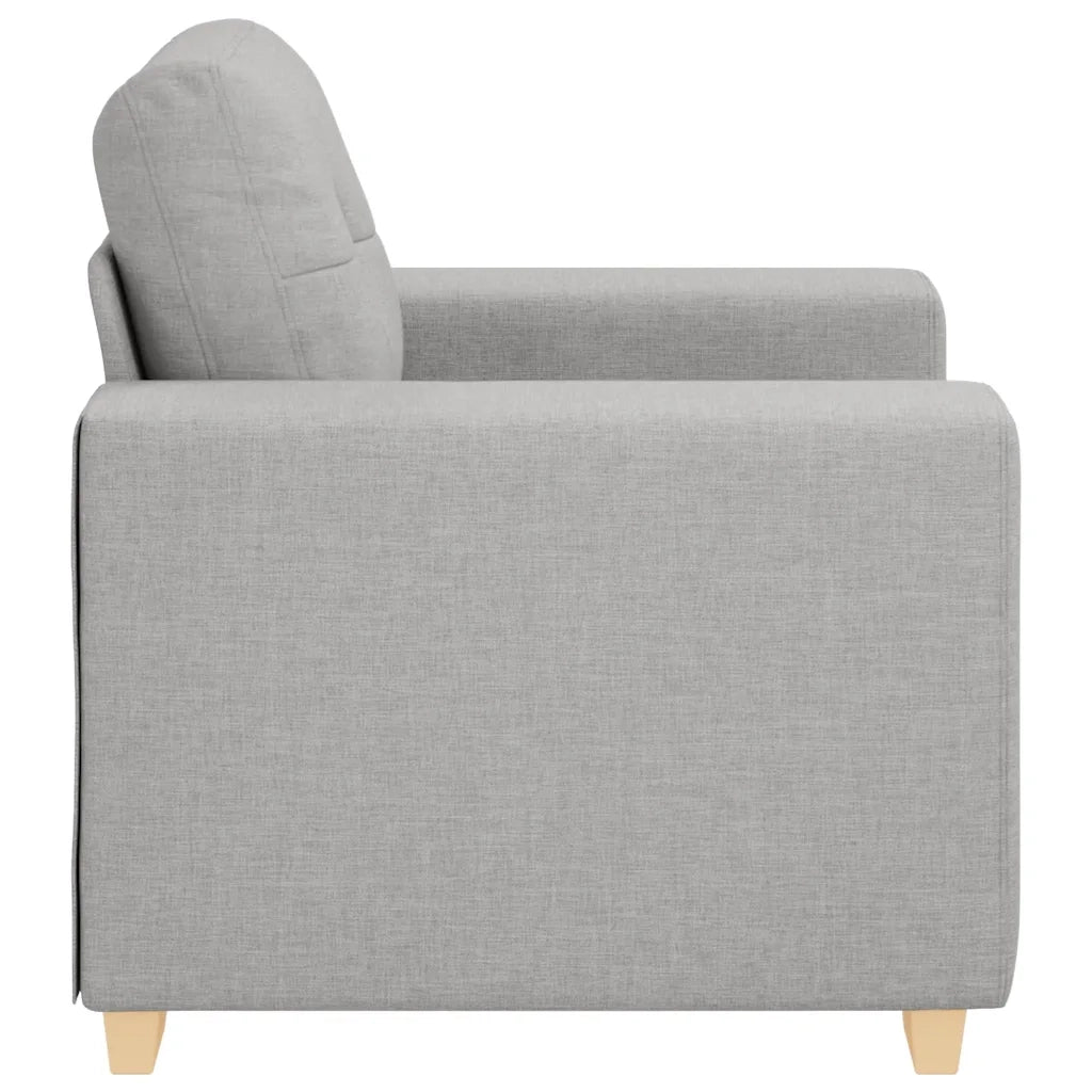 Divano Sedia-Poltrona-Sofa Relax Grigio Nuvola 60 cm in Tessuto