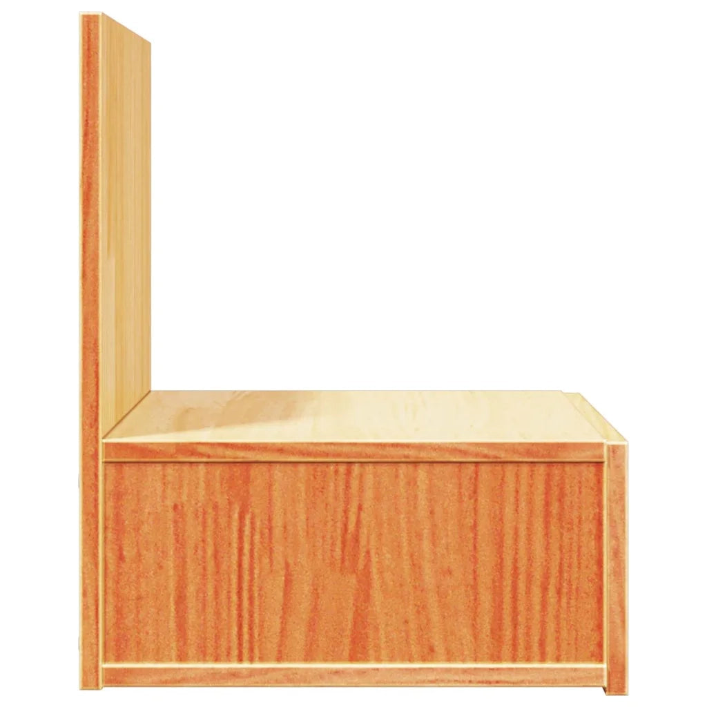 Comodino con cassetto 2 pcs Marrone cerato 42 x 32,5 x 40 cm 873498