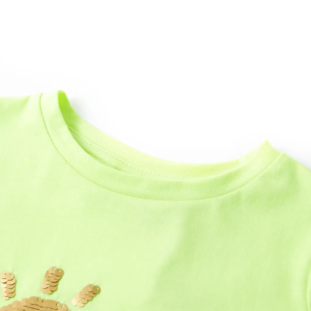 Maglietta per Bambini Giallo Neon 116 11176