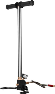 Pompa di compressione - 4500Psi - Acciaio inossidabile - Ripiegabile - 8 tubi - Argento