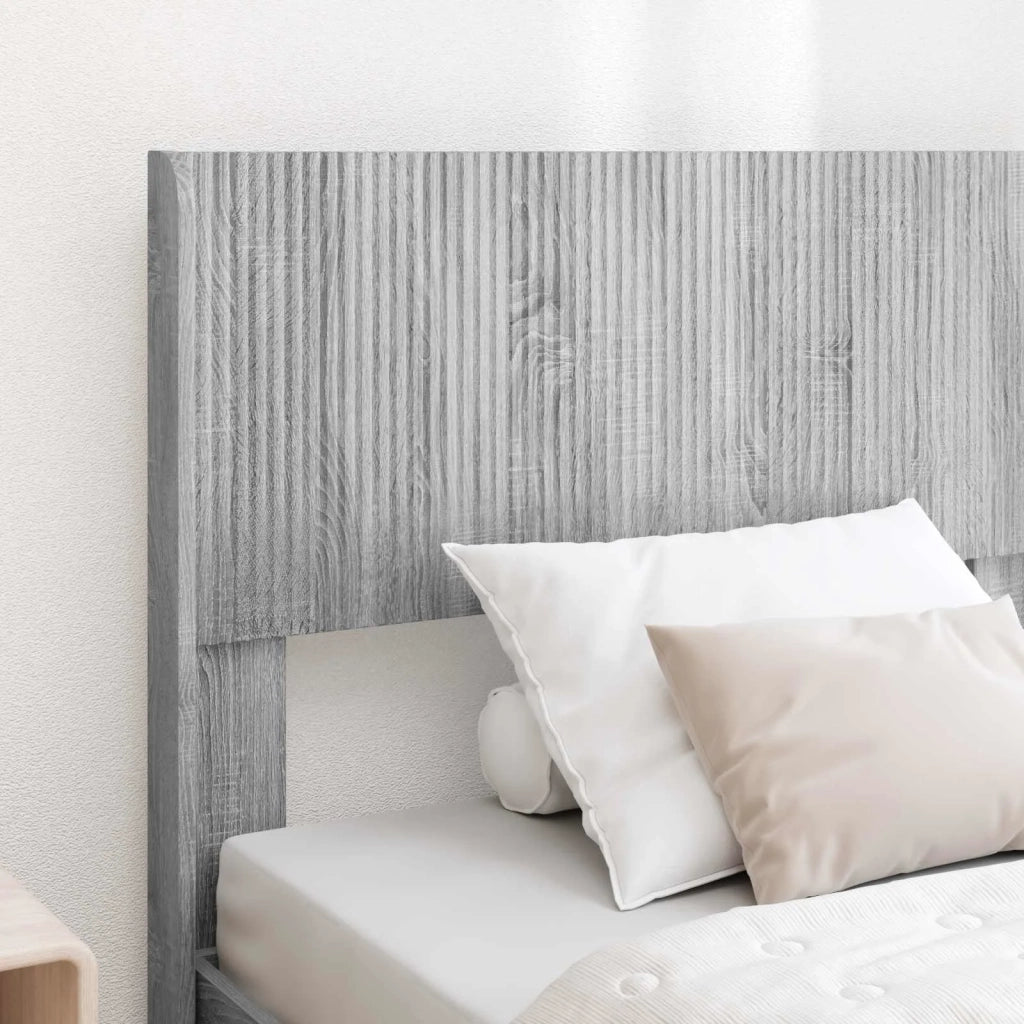Testiera Letto Sonoma grigio Legno ingegnerizzato 889761