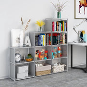 Scaffale a muro, stile moderno - cassetti, ripiani, libreria 125 x 30 x 124 cm