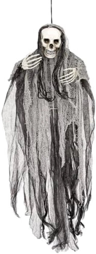 Decorazione Horrorosa Magra Hein per Halloween - 90 cm Ornamento da Appendere