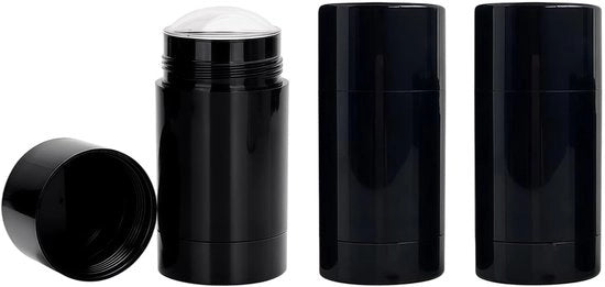 Contenitore Deodorante 3 in 1 - Tubi Plastici Riscaldabili - Viaggiabile - Cosmetica Fai Da Te - 30ml/1oz - Facile da Usare - Contenitore Cosmetico