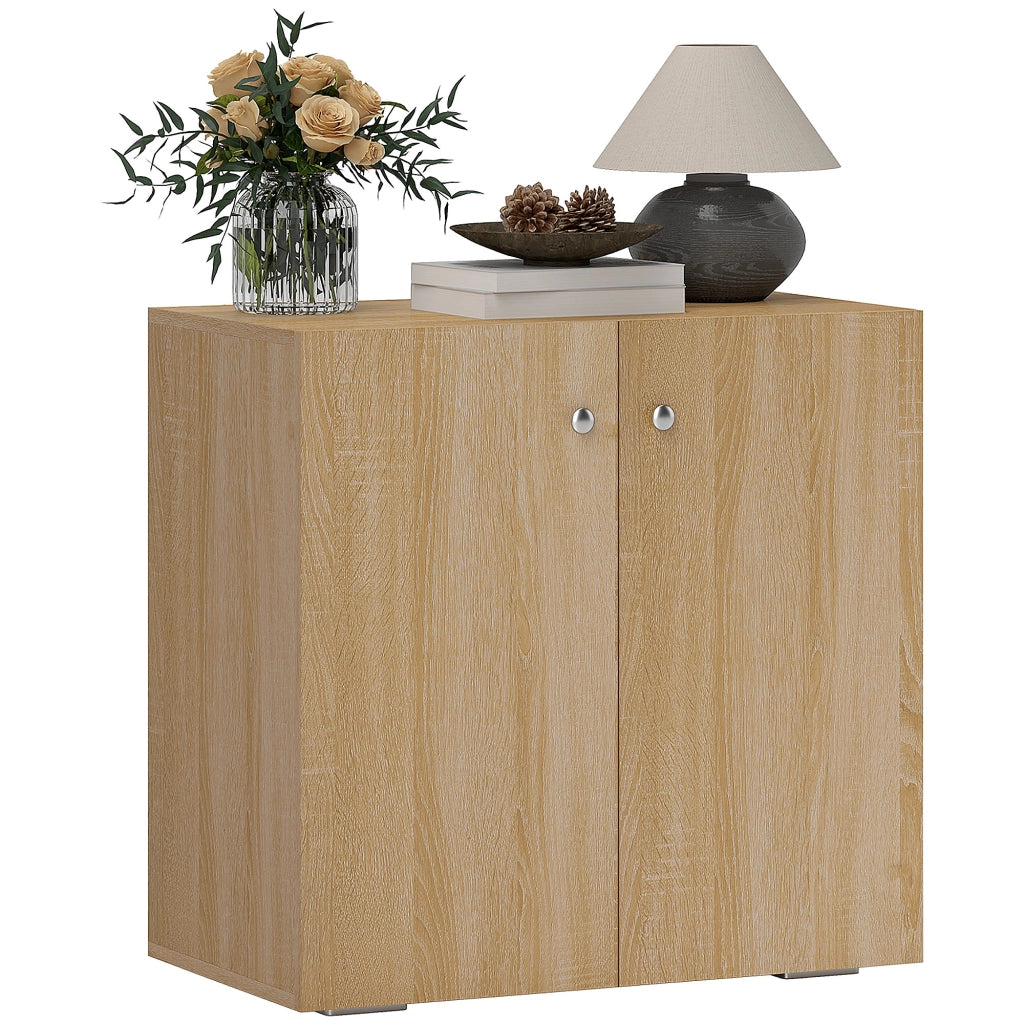 Mobile Multiuso 2 Ante ¨C Xylo ¨C Legno Alluminio 70x39x70cm