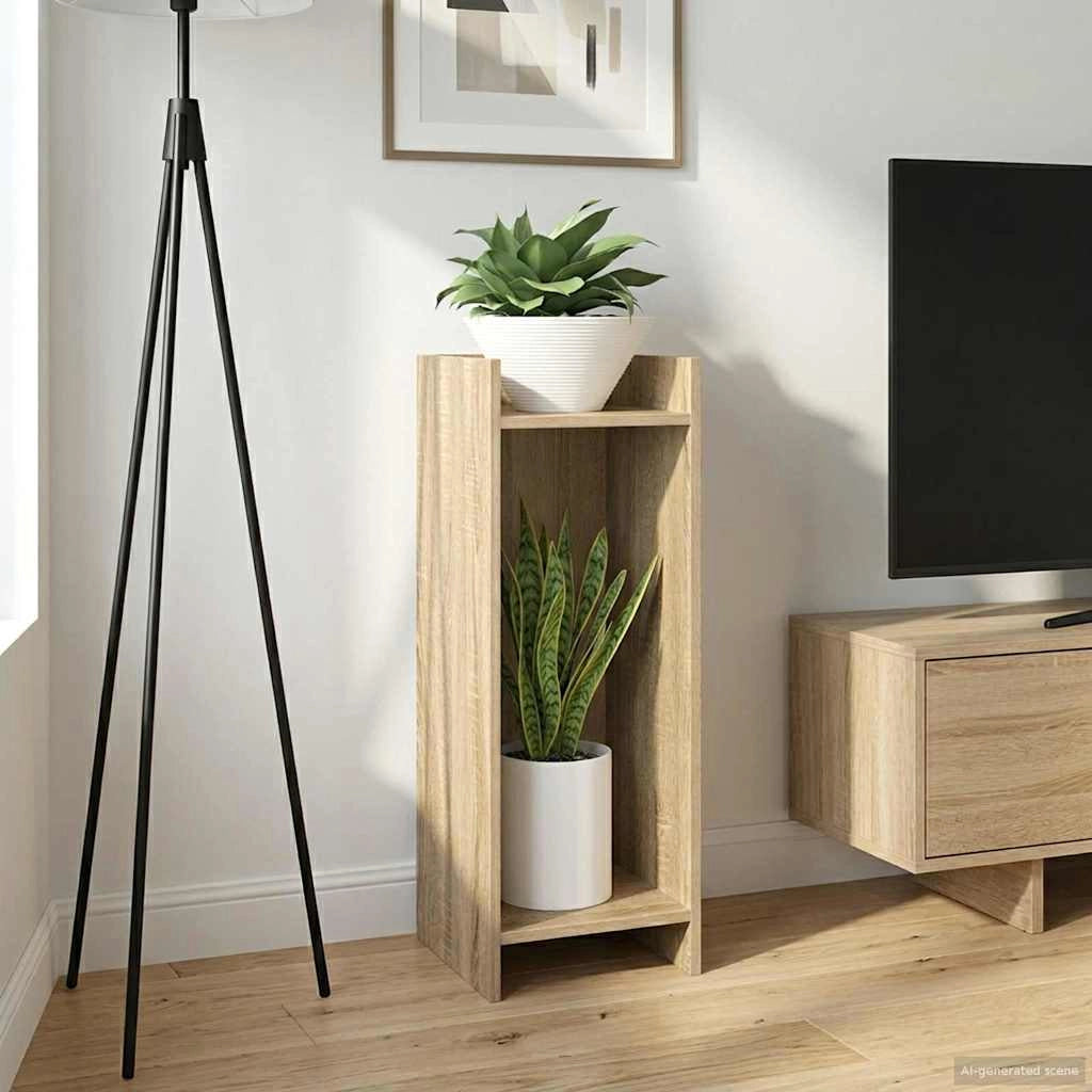 Supporto per piante Rovere Sonoma 30 x 30 x 80 cm 899582
