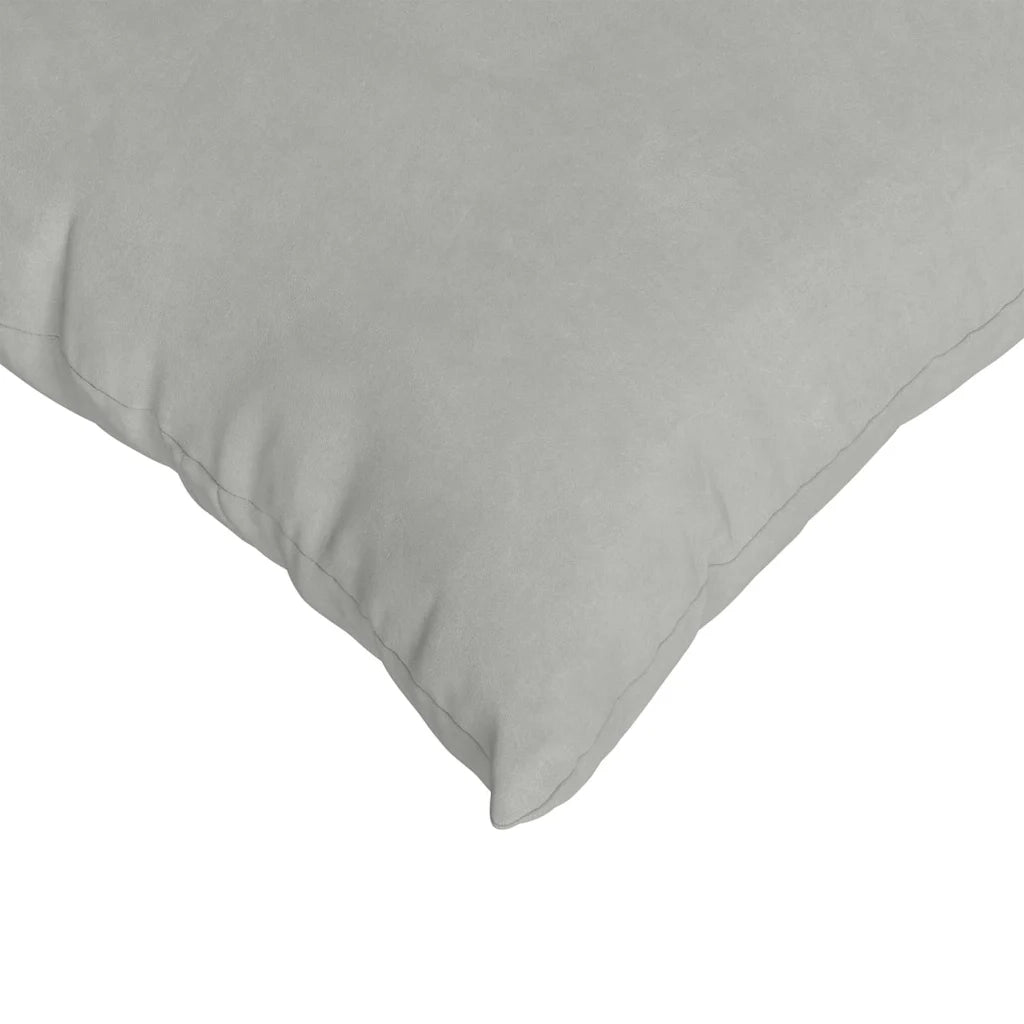 Cuscini da Divano 2 pz | Cuscini per sedie Grigio chiaro 60 x 60 cm Tessuto