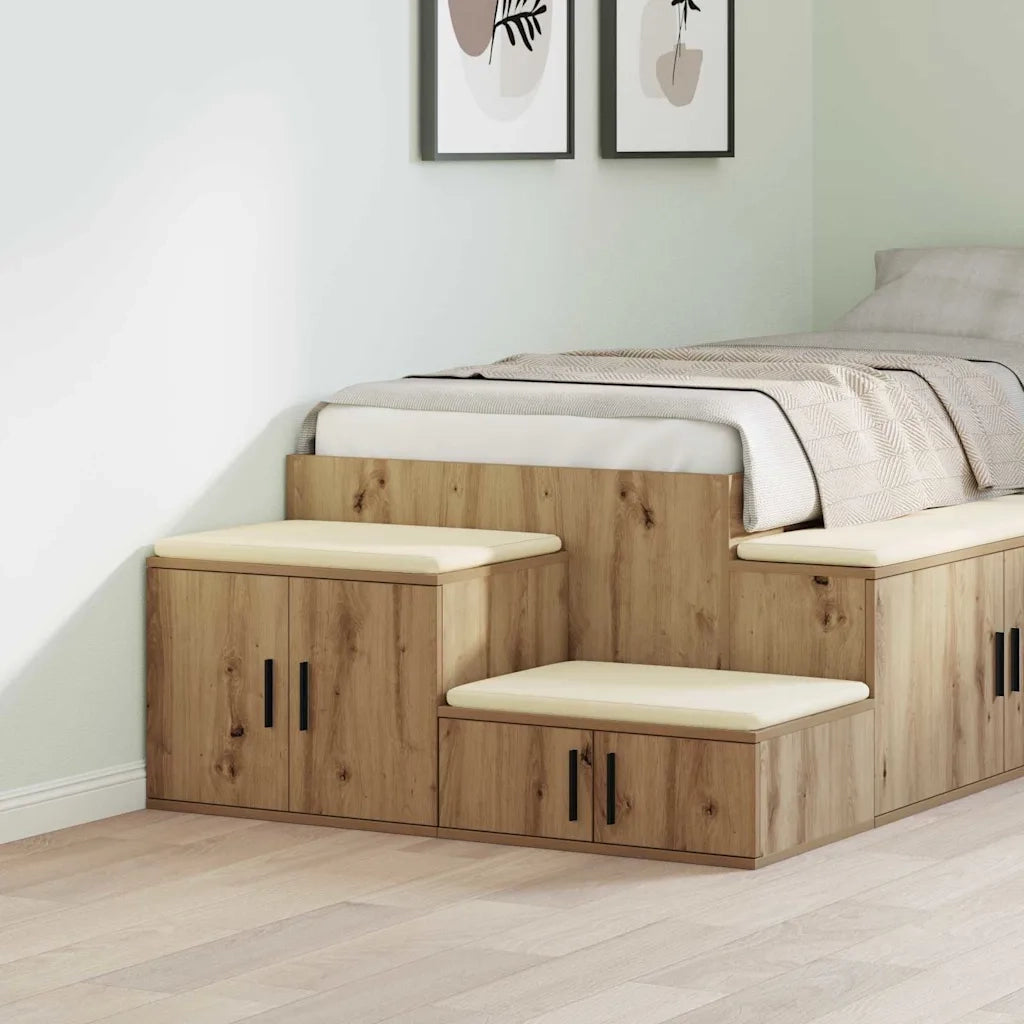 Armadio 2 pz Rovere artigianale 108 x 41 x 40 cm CFW9372103