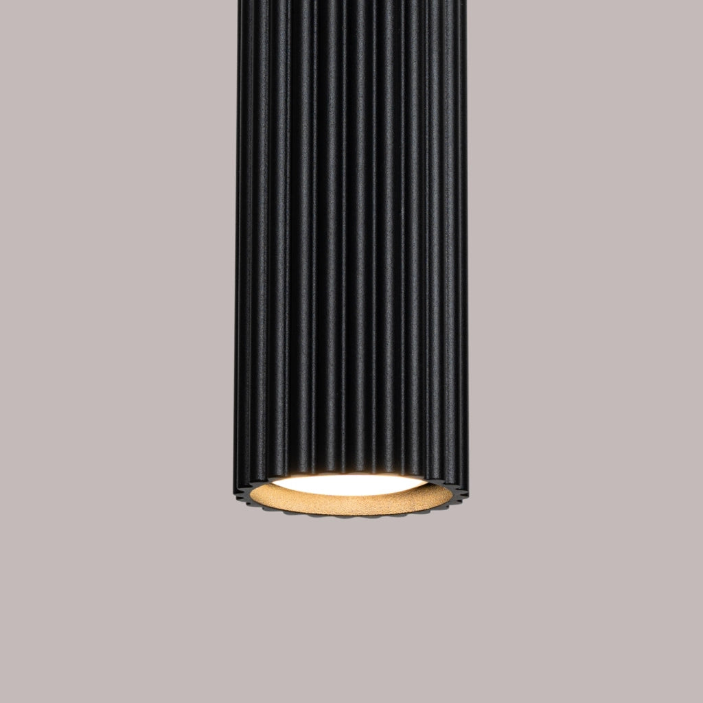 Lampada a sospensione KARBON 1 nero