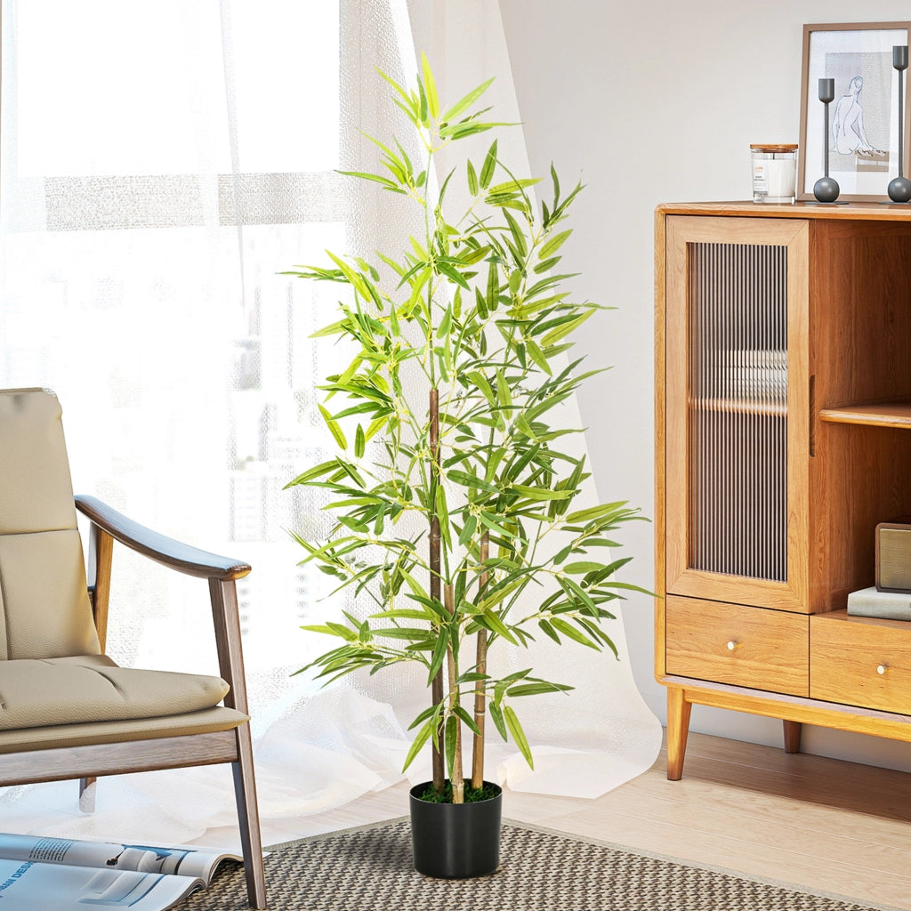 Pianta Artificiale di Bamb¨´ 120cm ¨C Xylo ¨C Con Vaso Incluso per Interno