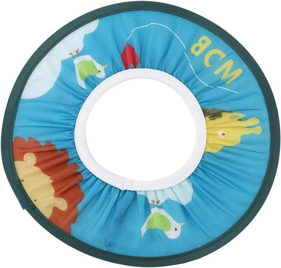 Cappello per il bagno dei bambini, Protezione oculare impermeabile - Cappello morbido e flessibile - Adatto per bambini - Blu