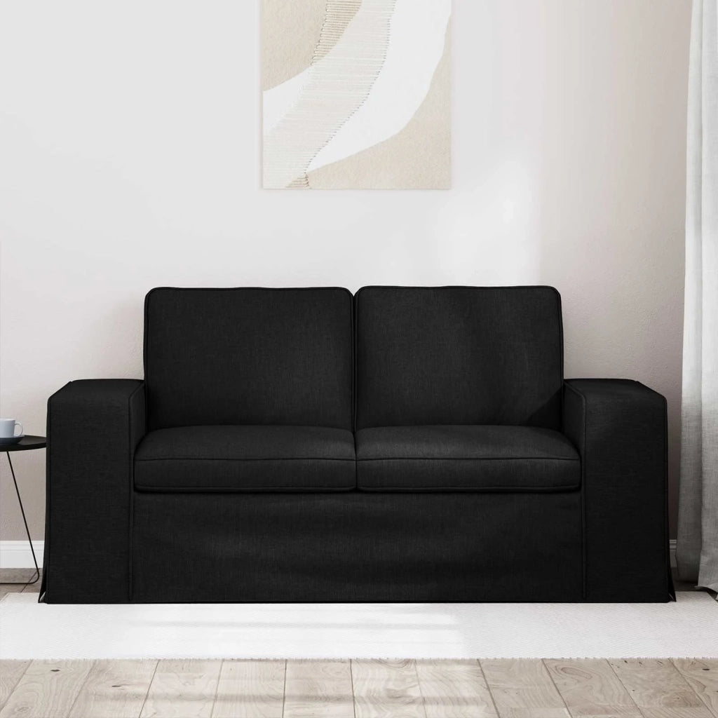 Divano Nero 162 x 80 x 82 cm Tessuto 42024385