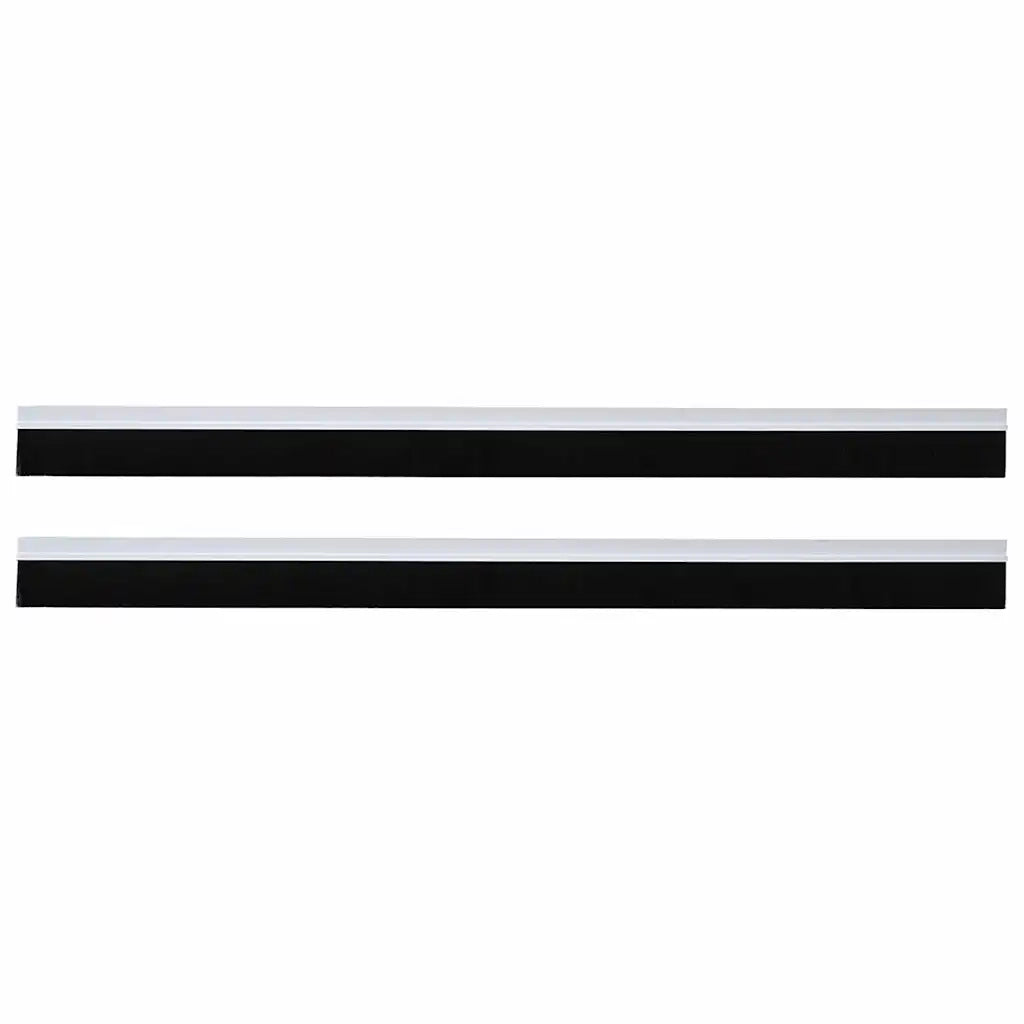 Spazzole per porte autoadesive 2 pcs Bianco 100 cm 42019511